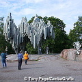 The Sibelius Monument honors of Jean Sibelius (1865-1957)