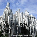 The Sibelius Monument's 600 acid-proof stainless steel tubes