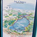 Map of Lake Annecy