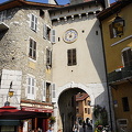 Sainte-Claire Gate was part of the old fortifications protecting the entrance to Annecy.