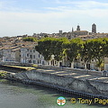 View of Arles from across the river