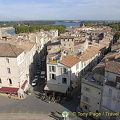 An aerial view of Arles