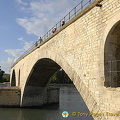 The surviving arches of Pont St-Bénézet