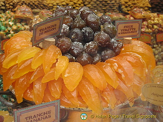 Candied figs and melon - a specialty from Carpentras