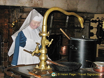 This nun is doing the cooking