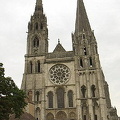 Chartres Cathedral west facade - main entrance