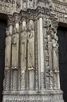 These statues represent Old Testament figures