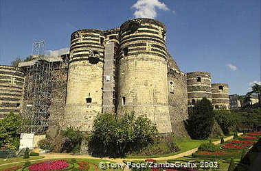 Chateau d'Angers - a fortress and a royal residence of the Dukes of Anjou