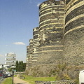 Chateau d'Angers overlooks the River Maine.