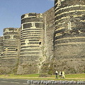 Saint Louis' fortress of Chateau d'Angers