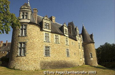 A chateau in Chateaubriant