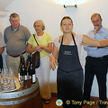 Wine-tasting, Chateauneuf du Pape, Provence, France