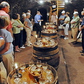 Wine-tasting, Gevry-Chambertin, Cote d'Or, France