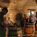 Wine-tasting, Fixin, Cote d'Or, France