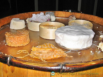 A most delicious choice of French cheeses