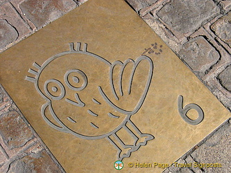 Dijon attraction no. 6 on the Owl's Trail