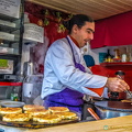 Food vendor at the Colmar Christmas market