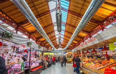 Inside the Marché couvert