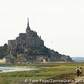 Extremely strong tides in the Baie du Mont-St-Michel act as a natural defence [Mont-St-Michel - France]