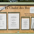 Bois de Boulogne, Paris (1876 visits) Menus at Le Chatelet des Iles Bois de Boulogne, Paris