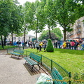 The very long Catacombes ticket queue