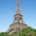 A quieter view of the Eiffel Tower