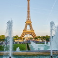View of the Eiffel Tower from the Jardins du Trocadéro