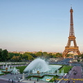 Jardins du Trocadéro and the Eiffel Tower