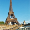 Seine river cruises depart near the base of the Eiffel Tower
