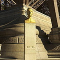 Memorial to Gustave Eiffel outside his tower