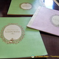 Ladurée Menus