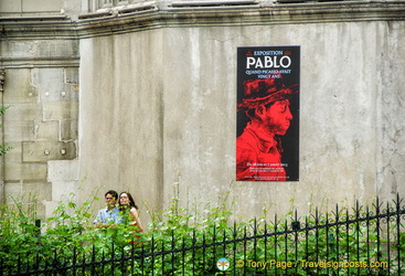 Advertisement for a Picasso exhibition