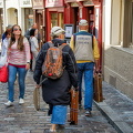 Visitors on rue Norvins