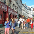 The busy rue Norvins