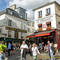 La Bonne Franquette and Le Consulat, two popular restaurants in Montmartre