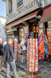 St. Pierre de Montmartre, a souvenir shop