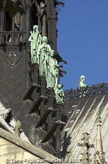 Main spire, north view
