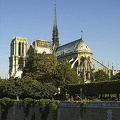 Notre-Dame eastern facade view