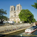 Cruising by Notre-Dame's west facade