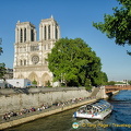 Notre-Dame and Seine River view