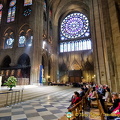 A service in place at the Notre-Dame Cathedral