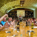 Our group of eager wine tasters