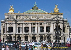 Palais Garnier with its copper-green roofed cupola