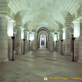 Doric columns in the Panthéon crypt