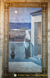 One of the paintings by Pierre Puvis de Chavannes. He was the artist commissioned to celebrate the life of St Genevieve