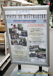 About the Montmartre petit train
