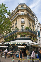 Café de Flore at 172 Boulevard Saint-Germain