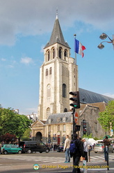 Eglise Saint-Germain des Prés, one of the oldest church in Paris