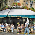 The name Les Deux Magots (two Chinese figurines) originates from a novelty shop that once occupied the premises
