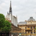 Sainte-Chapelle is next to the Palais de Justice